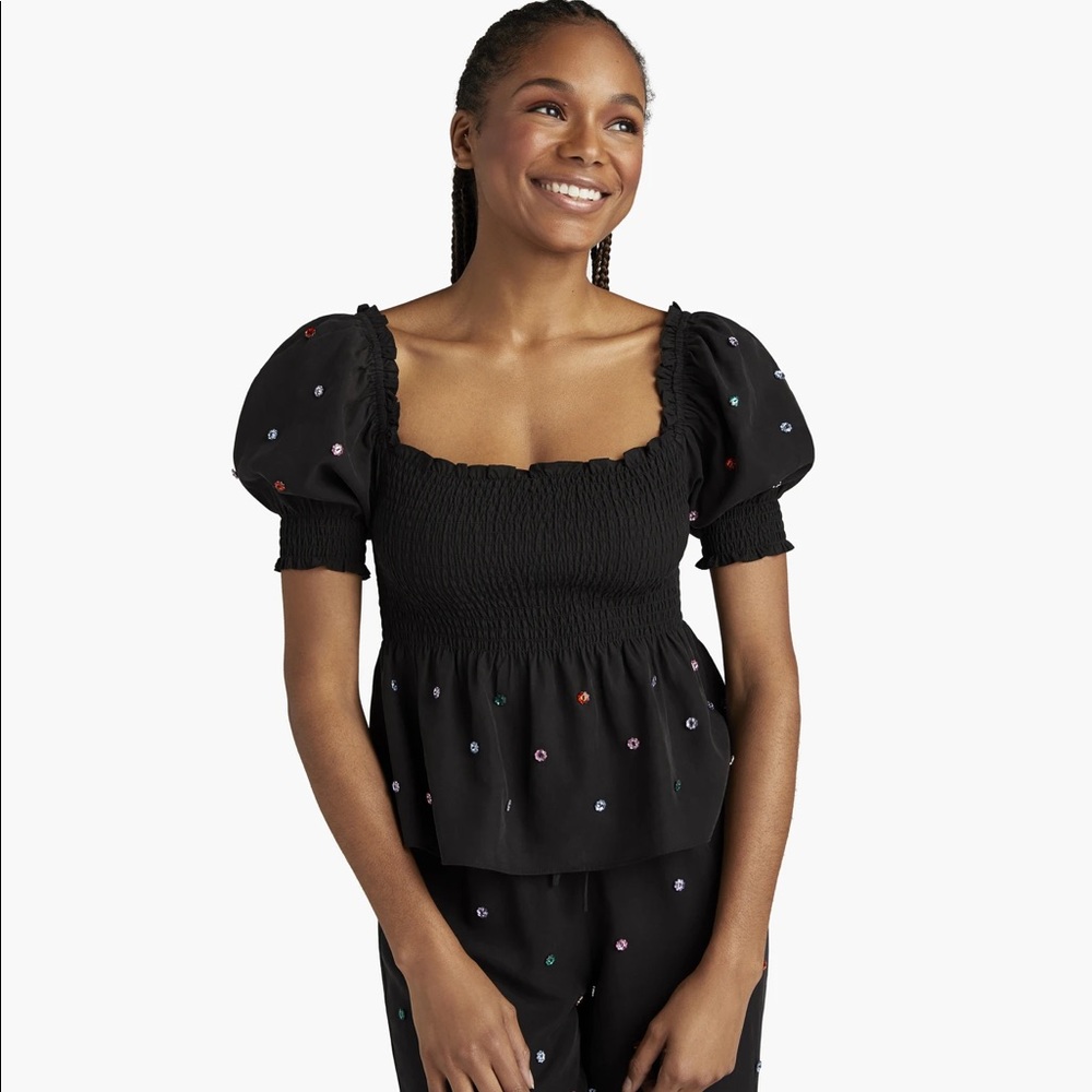 Hill House Jewel Jammie Top NWT